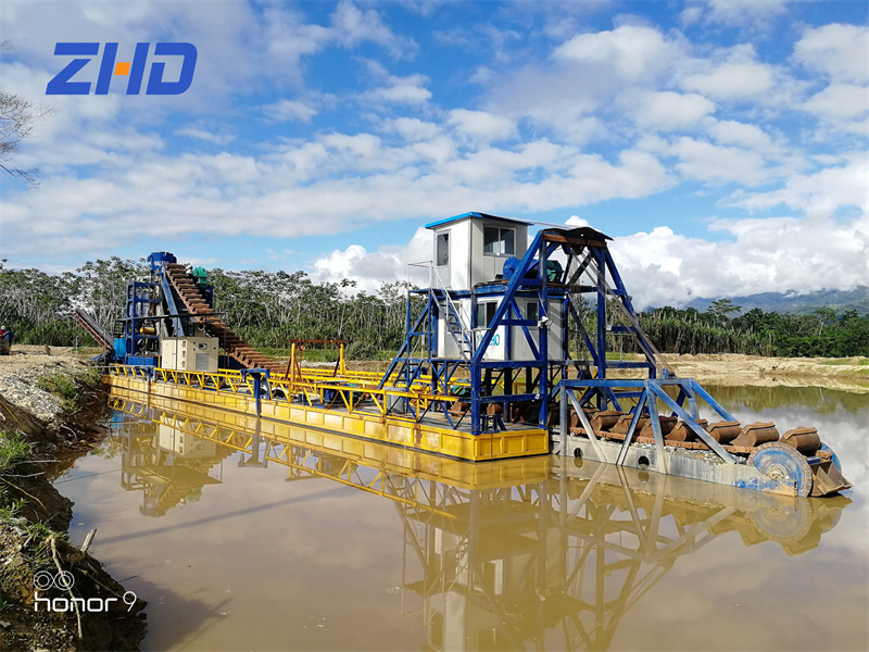 Bucket Chain Gold Dredger