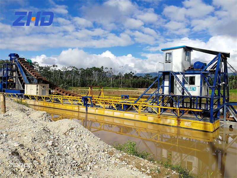 Bucket Chain Gold Dredger