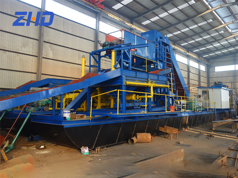 100tph Bucket Chain Gold Dredger